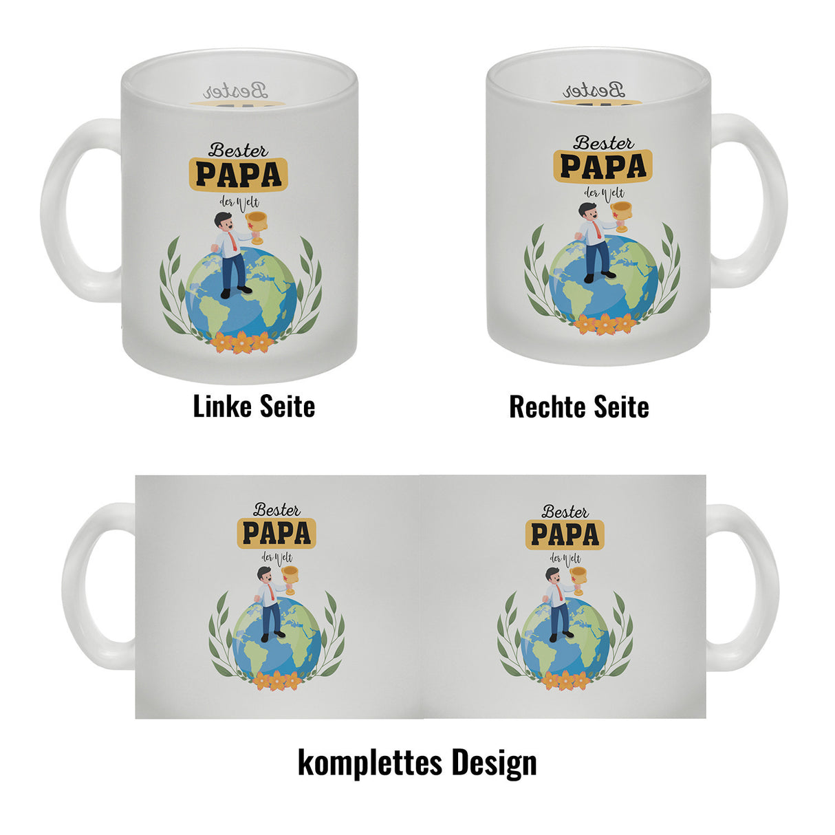 Bester Papa der Welt Kaffeebecher zum Vatertag