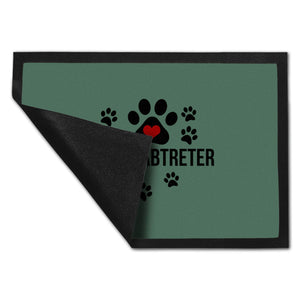 Pfotenabtreter Fußmatte in 35x50 cm in braun für Hundebesitzer und Tierfreunde