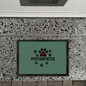 Pfotenabtreter Fußmatte in 35x50 cm in braun für Hundebesitzer und Tierfreunde