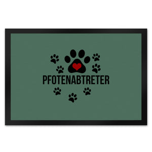 Pfotenabtreter Fußmatte in 35x50 cm in braun für Hundebesitzer und Tierfreunde
