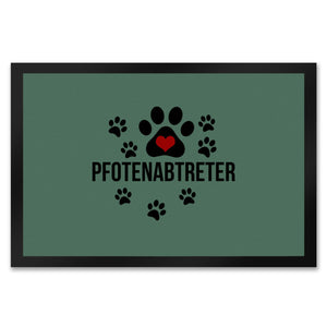 Pfotenabtreter Fußmatte in 35x50 cm in braun für Hundebesitzer und Tierfreunde