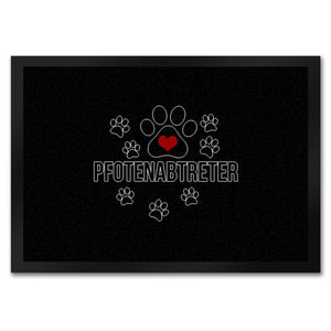Pfotenabtreter Fußmatte in 35x50 cm in braun für Hundebesitzer und Tierfreunde