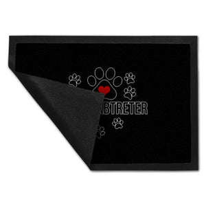 Pfotenabtreter Fußmatte in 35x50 cm in braun für Hundebesitzer und Tierfreunde
