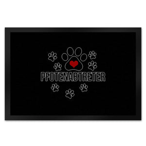 Pfotenabtreter Fußmatte in 35x50 cm in braun für Hundebesitzer und Tierfreunde