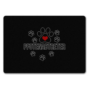 Pfotenabtreter Fußmatte in 35x50 cm in braun für Hundebesitzer und Tierfreunde