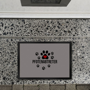 Pfotenabtreter Fußmatte in 35x50 cm in braun für Hundebesitzer und Tierfreunde