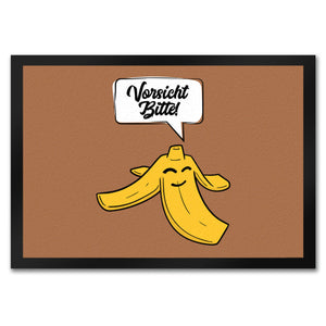 Vorsicht bitte Bananenschale Fußmatte in 35x50 cm