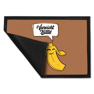 Vorsicht bitte Bananenschale Fußmatte in 35x50 cm
