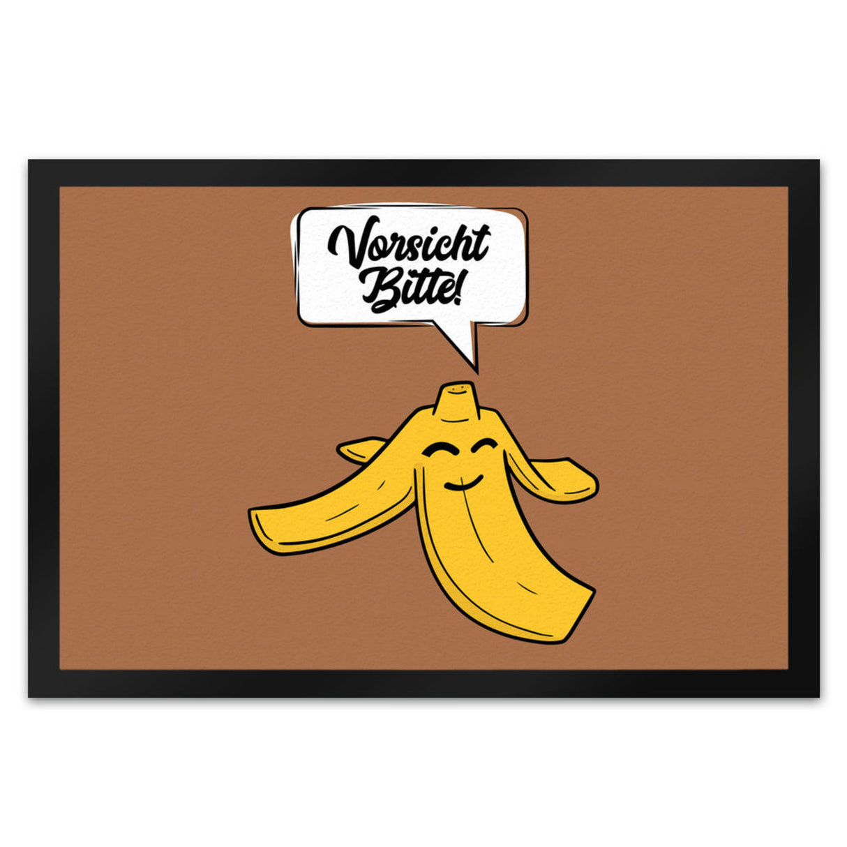 Vorsicht bitte Bananenschale Fußmatte in 35x50 cm