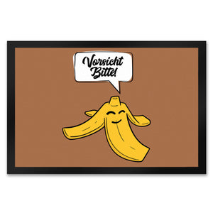 Vorsicht bitte Bananenschale Fußmatte in 35x50 cm