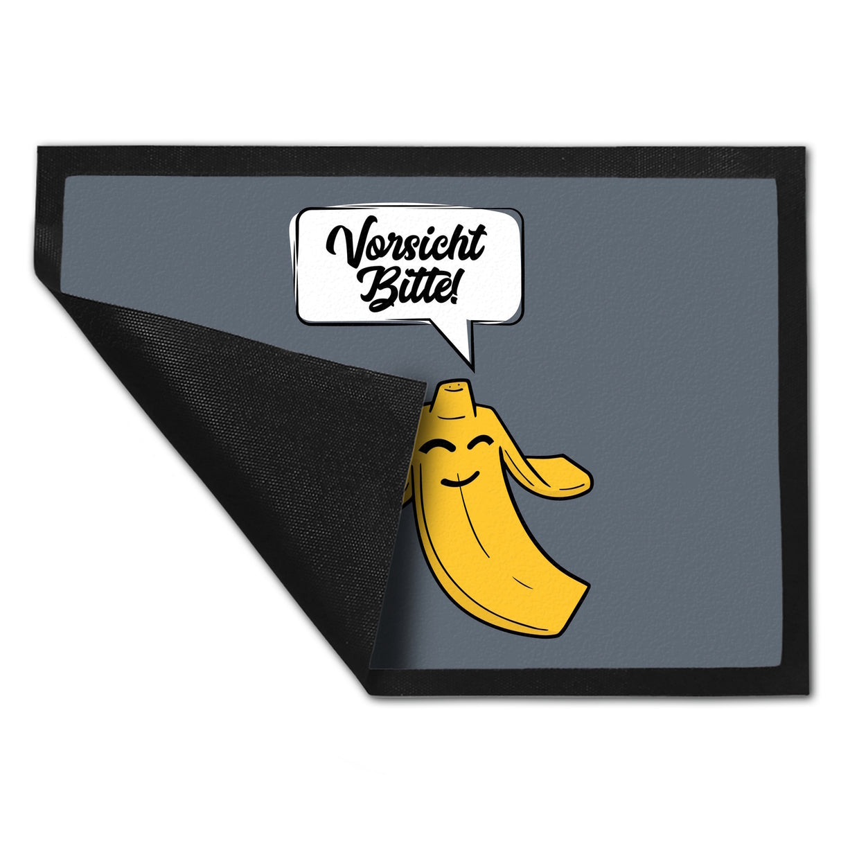 Vorsicht bitte Bananenschale Fußmatte in 35x50 cm