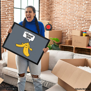 Vorsicht bitte Bananenschale Fußmatte in 35x50 cm