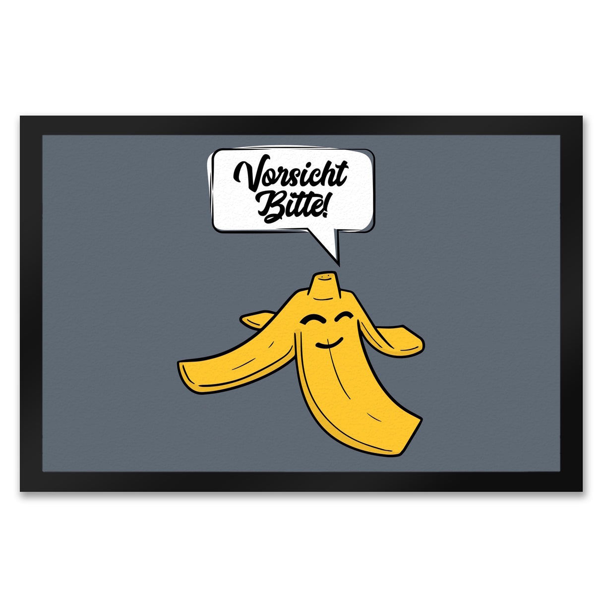 Vorsicht bitte Bananenschale Fußmatte in 35x50 cm