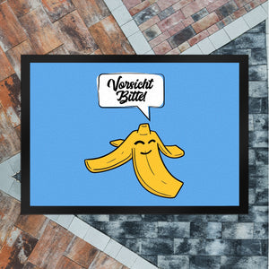 Vorsicht bitte Bananenschale Fußmatte in 35x50 cm