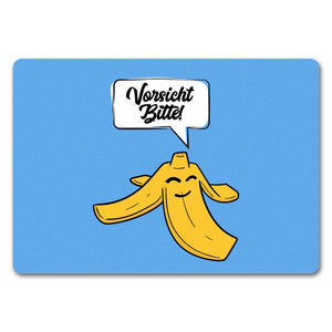 Vorsicht bitte Bananenschale Fußmatte in 35x50 cm