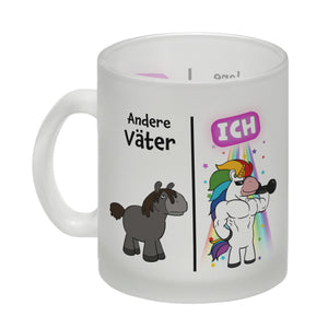 Andere Väter - ICH Kaffeebecher zum Vatertag mit coolem Einhorn