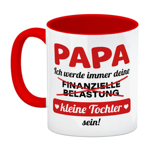 Papa, ich werde immer deine finanzielle Belastung sein Kaffeebecher