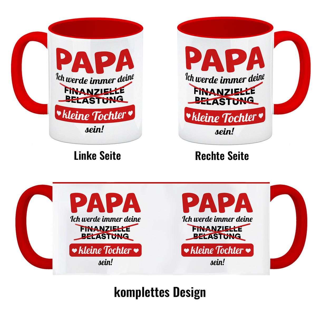 Papa, ich werde immer deine finanzielle Belastung sein Kaffeebecher
