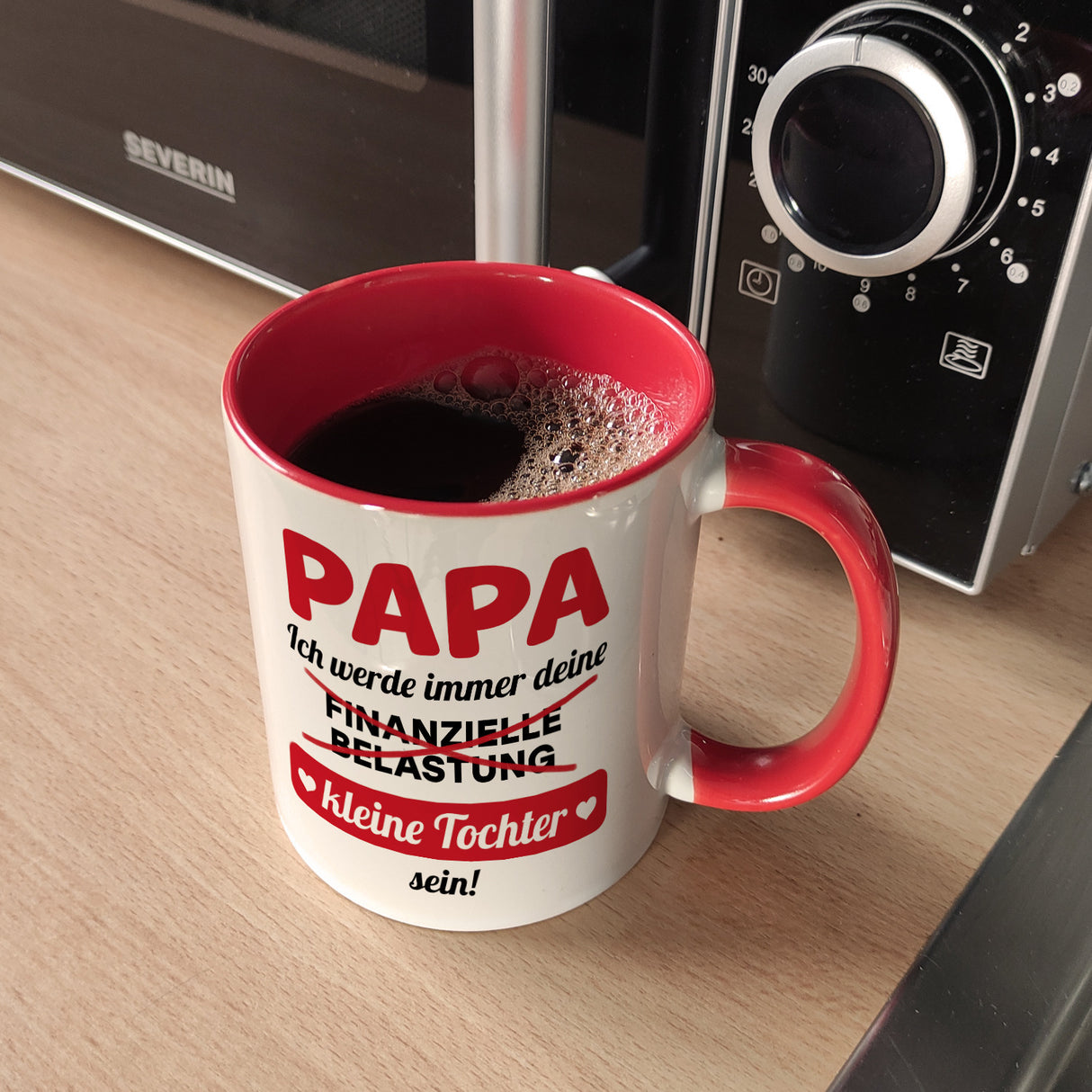 Papa, ich werde immer deine finanzielle Belastung sein Kaffeebecher
