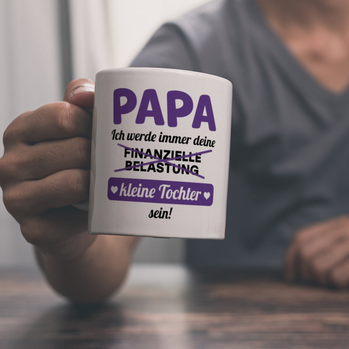 Papa, ich werde immer deine finanzielle Belastung sein Kaffeebecher