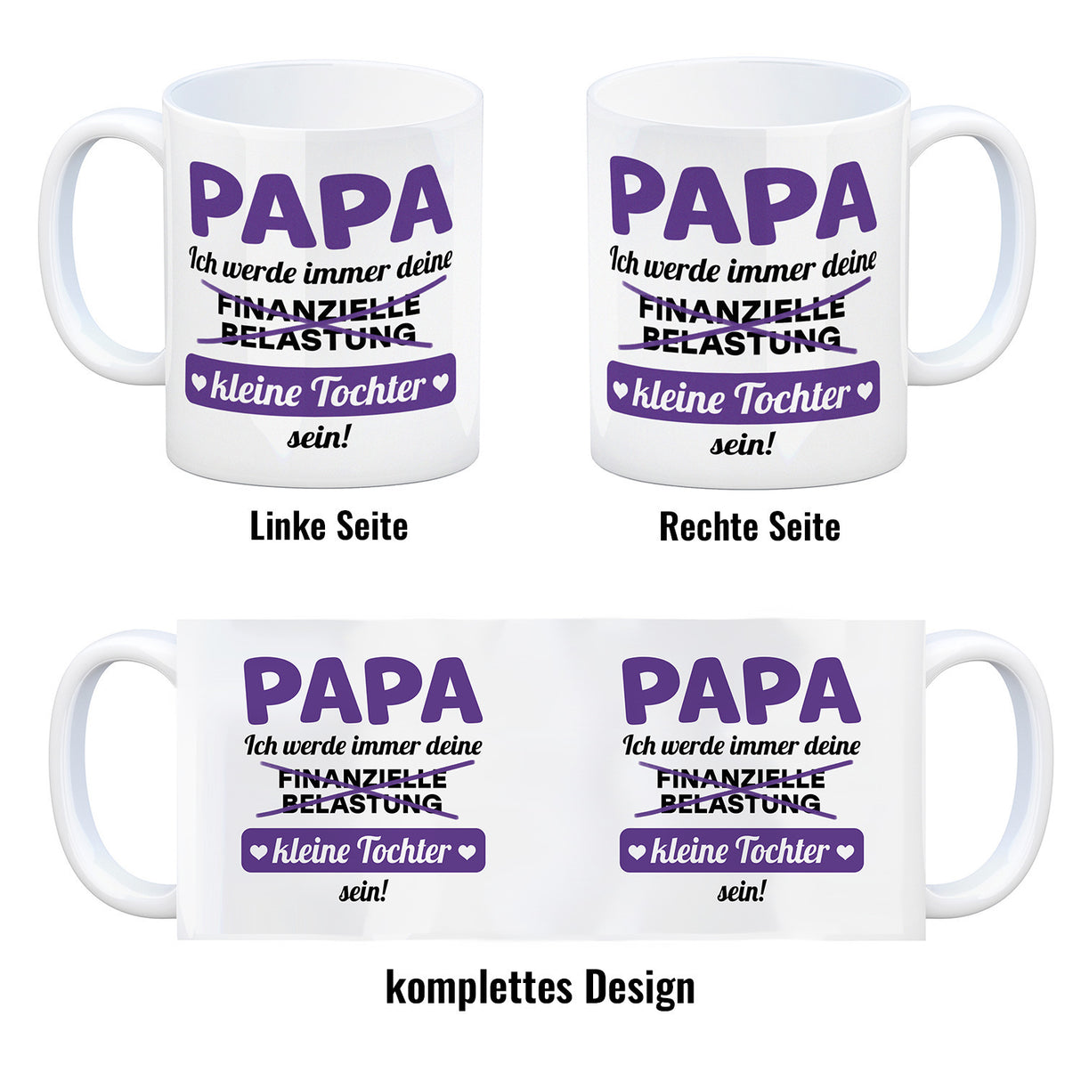 Papa, ich werde immer deine finanzielle Belastung sein Kaffeebecher