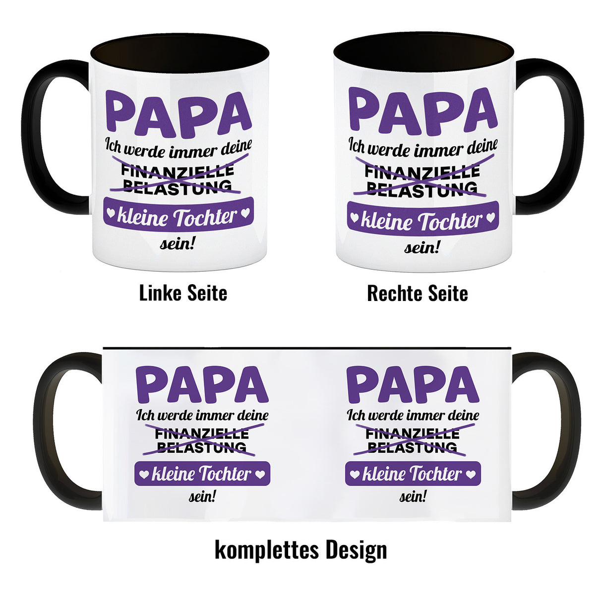 Papa, ich werde immer deine finanzielle Belastung sein Kaffeebecher