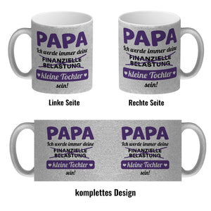 Papa, ich werde immer deine finanzielle Belastung sein Kaffeebecher