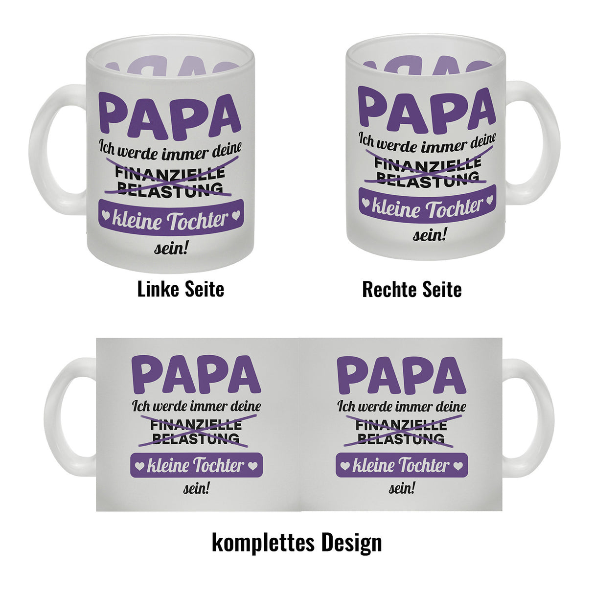 Papa, ich werde immer deine finanzielle Belastung sein Kaffeebecher