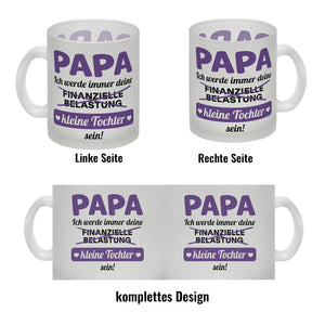 Papa, ich werde immer deine finanzielle Belastung sein Kaffeebecher