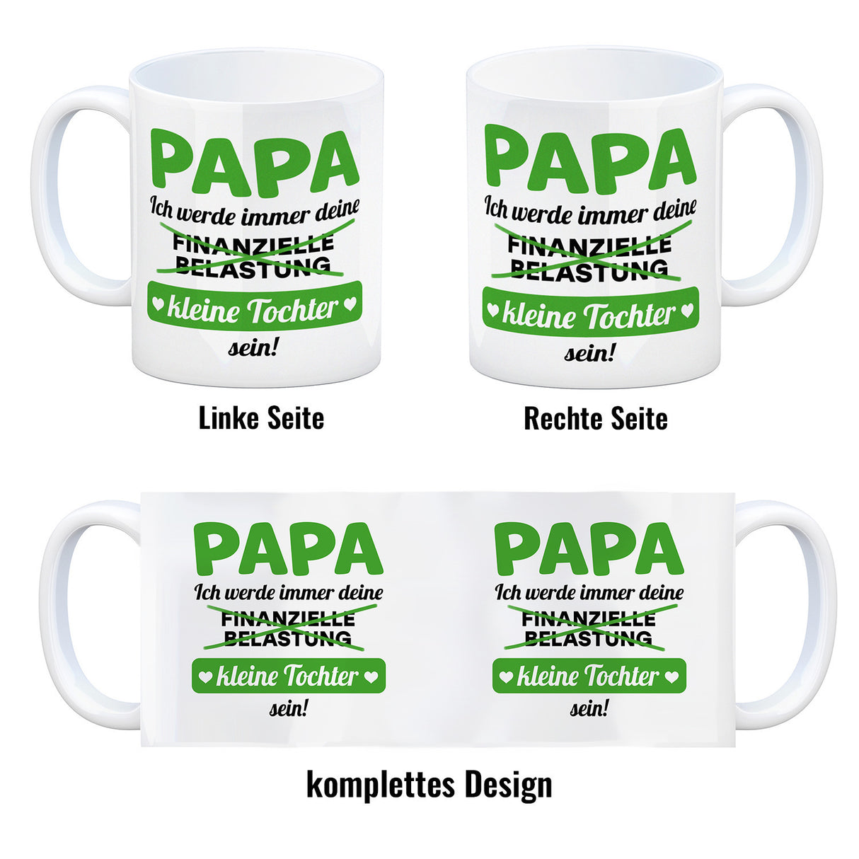 Papa, ich werde immer deine finanzielle Belastung sein Kaffeebecher
