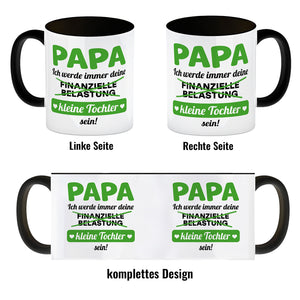 Papa, ich werde immer deine finanzielle Belastung sein Kaffeebecher