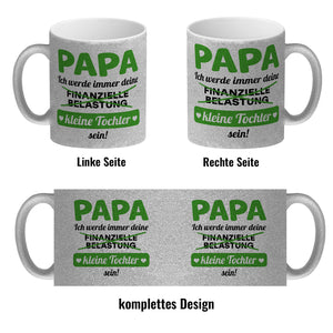Papa, ich werde immer deine finanzielle Belastung sein Kaffeebecher