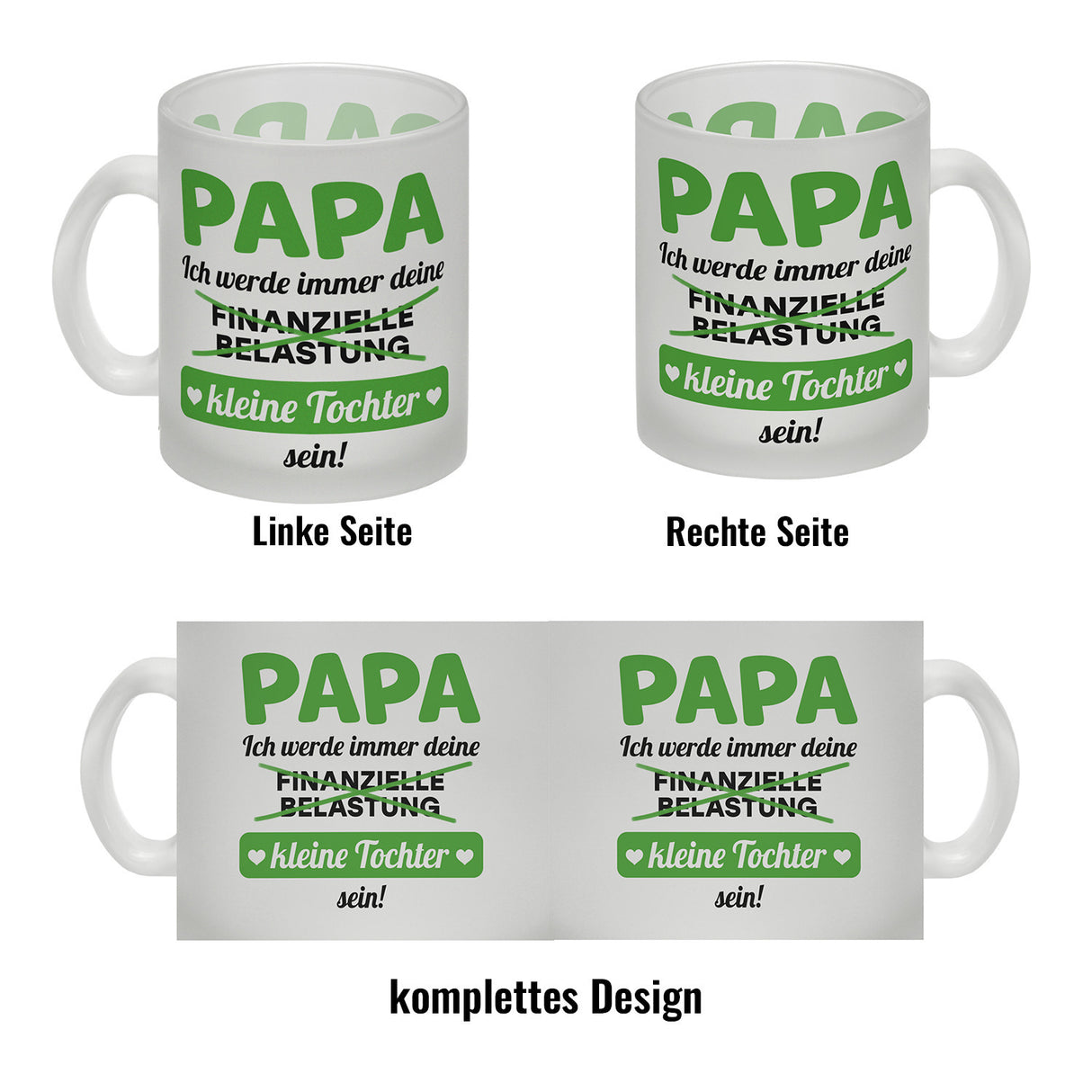 Papa, ich werde immer deine finanzielle Belastung sein Kaffeebecher