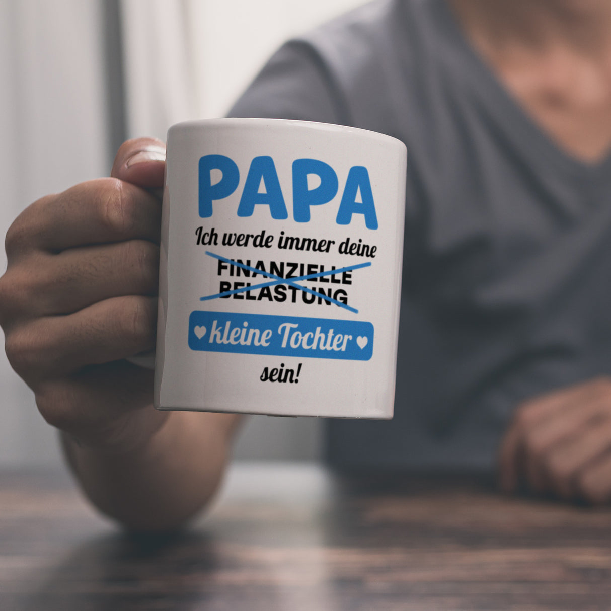 Papa, ich werde immer deine finanzielle Belastung sein Kaffeebecher