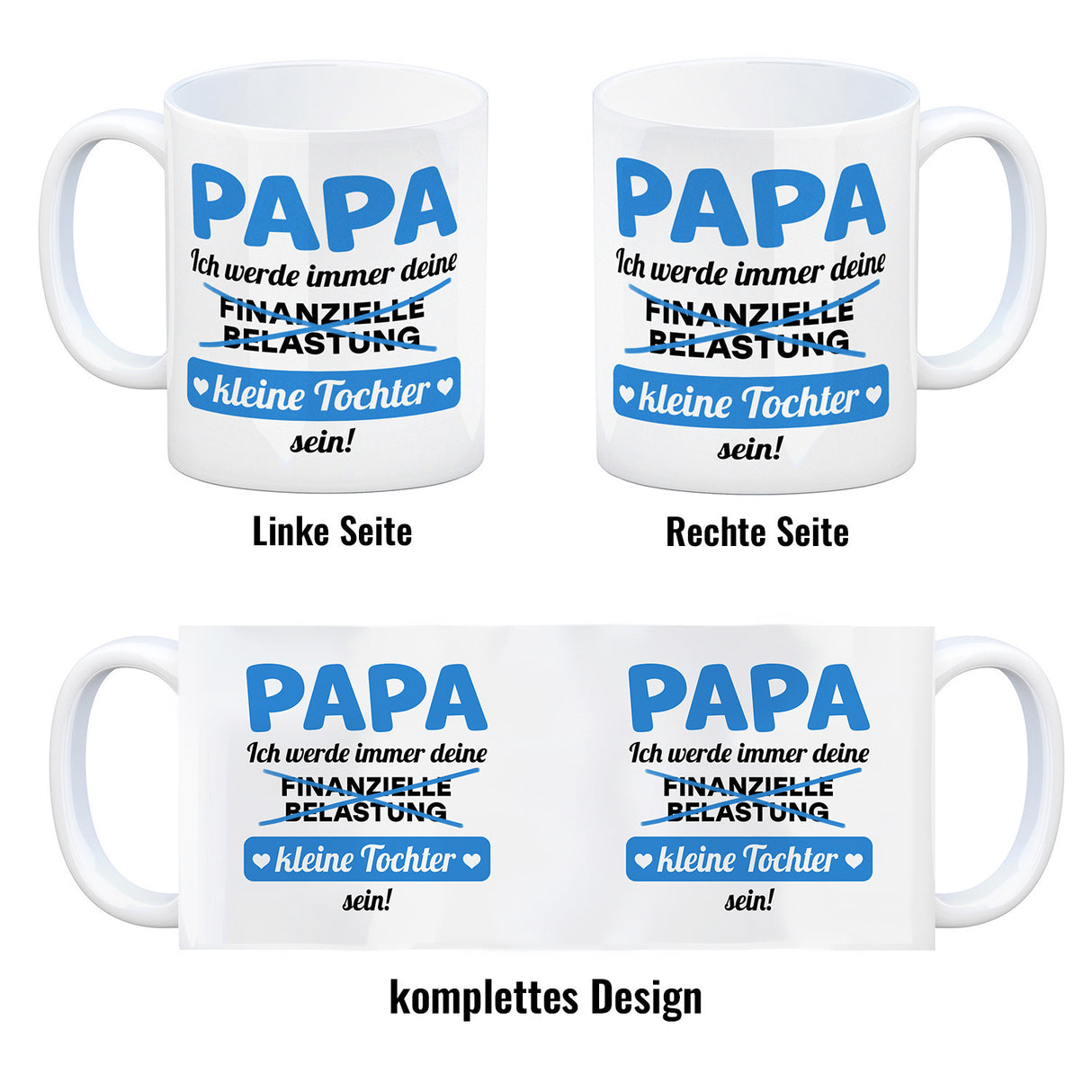 Papa, ich werde immer deine finanzielle Belastung sein Kaffeebecher