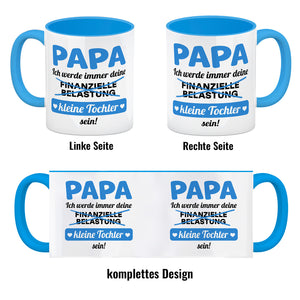 Papa, ich werde immer deine finanzielle Belastung sein Kaffeebecher