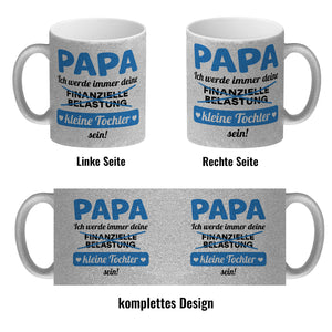 Papa, ich werde immer deine finanzielle Belastung sein Kaffeebecher