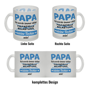 Papa, ich werde immer deine finanzielle Belastung sein Kaffeebecher