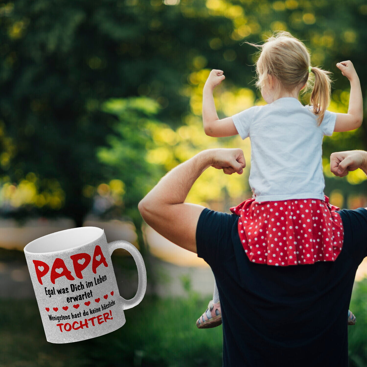 Papa, wenigstens hast du keine hässliche Tochter Kaffeebecher