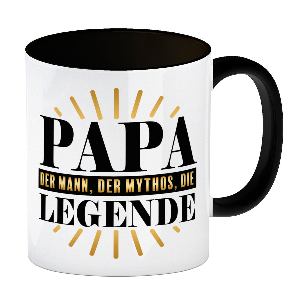 Papa der Mann der Mythos die Legende Kaffeebecher