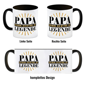Papa der Mann der Mythos die Legende Kaffeebecher
