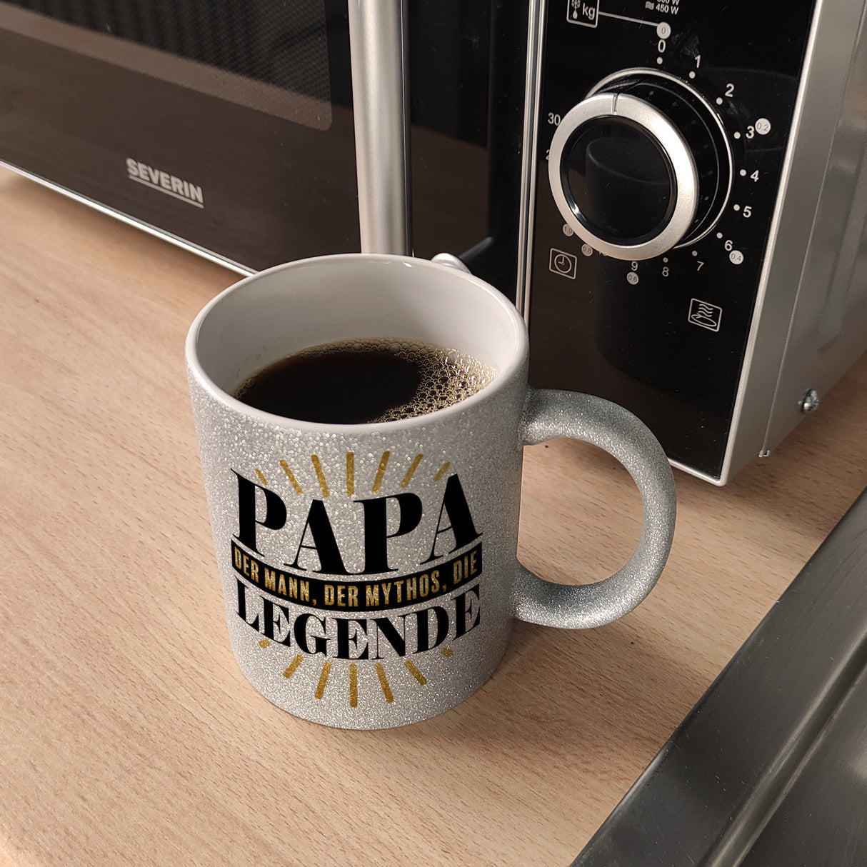 Papa der Mann der Mythos die Legende Kaffeebecher