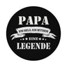 Papa ein Held ein Mythos eine Legende Magnet