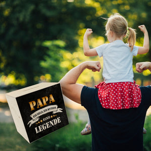 Papa ein Held ein Mythos eine Legende Spardose