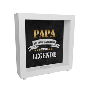 Papa ein Held ein Mythos eine Legende Spardose