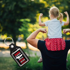 Papa & Sohn ein Herz und eine Seele Schlüsselanhänger mit Spruch