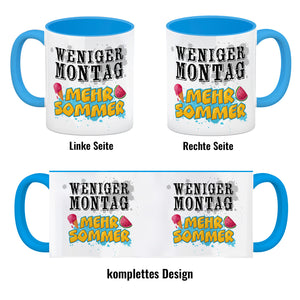 Weniger Montag, mehr Sommer Kaffeebecher