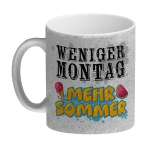 Weniger Montag, mehr Sommer Kaffeebecher