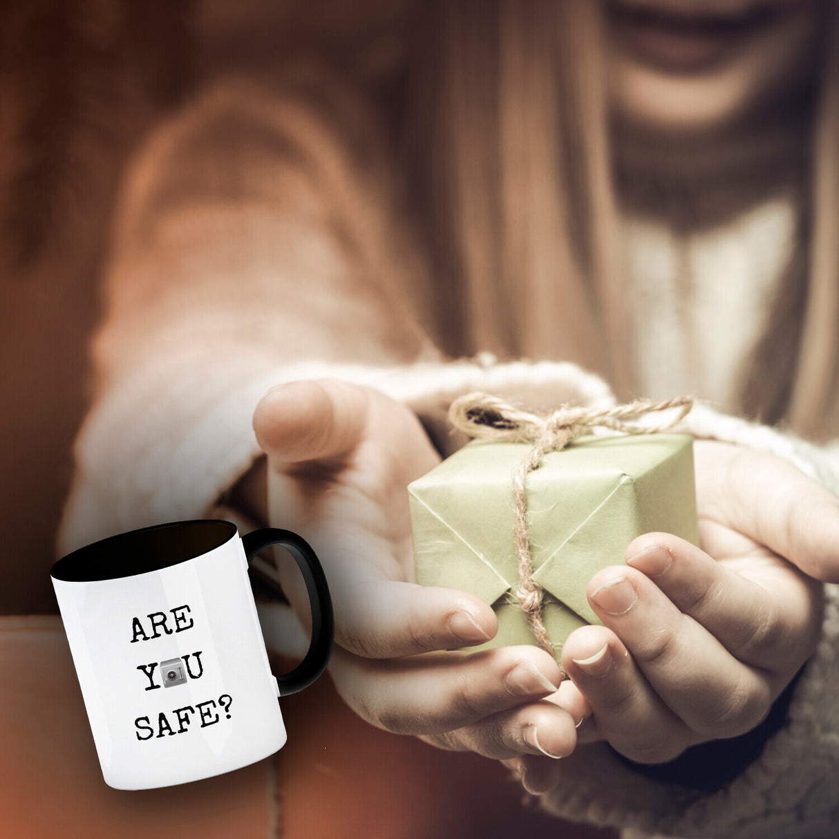 Denglisch Kaffeebecher - Are you safe?