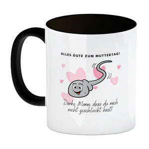 Danke Mama, dass du mich nicht geschluckt hast Kaffeebecher